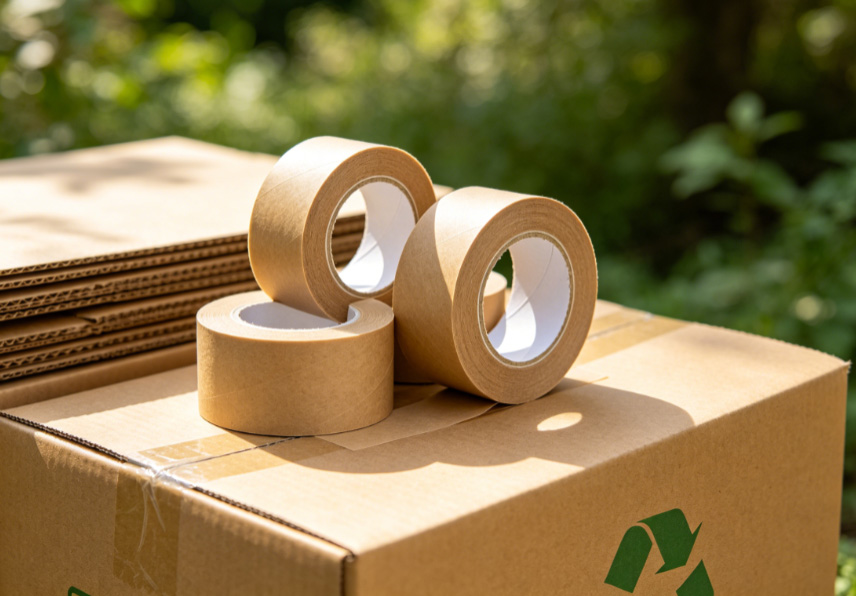 Eco-friendly Degradable Kraft Paper Tape Put Into Mass Production, Responding to Global Green Packaging Trend