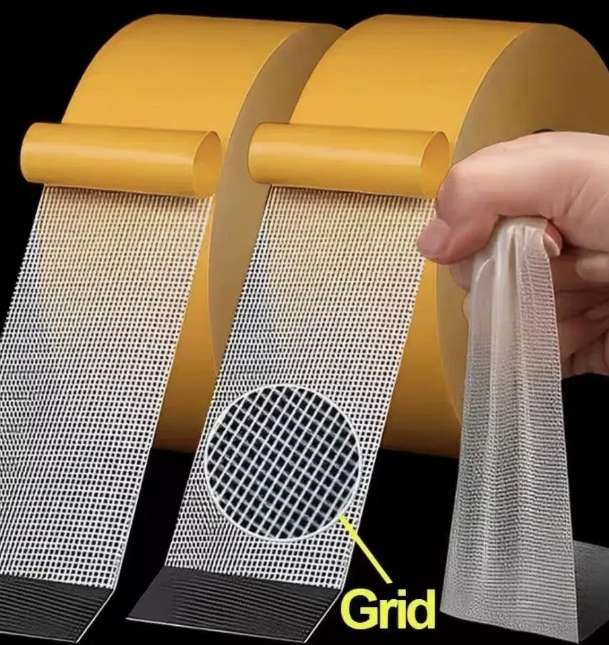 High-Performance Strong Reliable Double Sided Premium Fiber Adhesive Tape Double Side Adhesive Adhesive-Tape Double Sided Adhesive Film