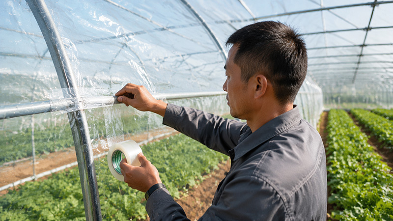 Greenhouse Film Repair Solution